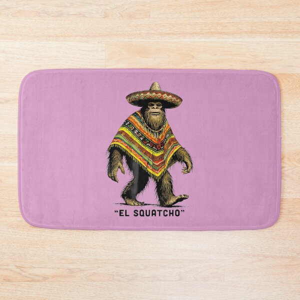 Item preview, El Squatcho Mexican Bigfoot Poncho Sombrero Art By Merch, Limited Edition, Perfect Gift For You And designed and sold by JosephHunter7.