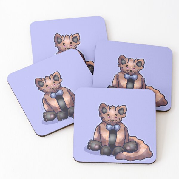 Item preview, Cute Chibi Tabby Cat With Blue Bowtie  designed and sold by AHumanArtMachine.