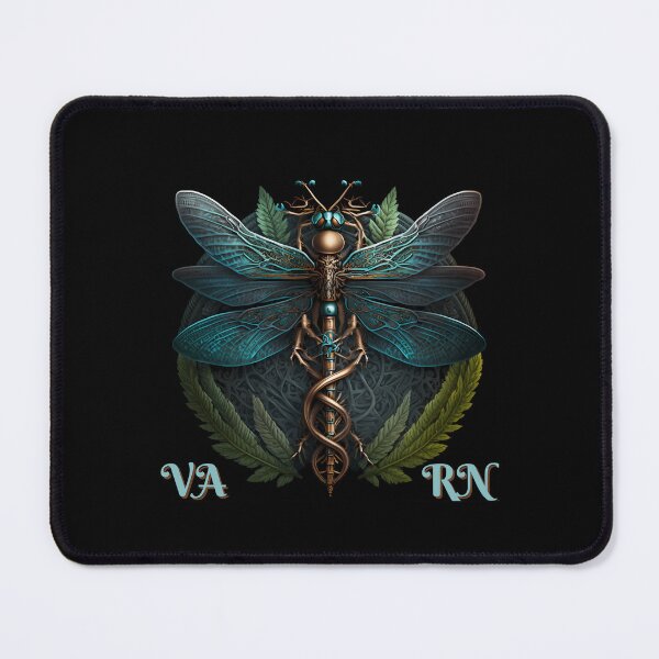 Item preview, VA RN Dragonfly Caduceus   	 designed and sold by qiuhqswrck57.