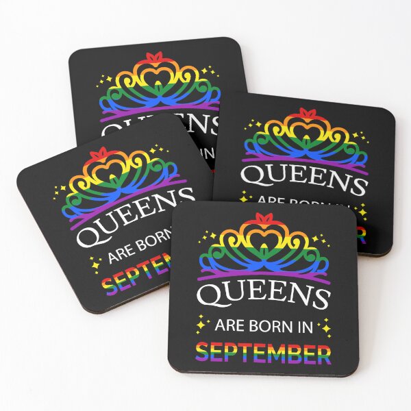 Item preview,  LGBT Queens Are Born In September I - Pride Flag Colors designed and sold by Lemon Pepper.