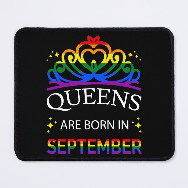 Item preview, LGBT Queens Are Born In September I - Pride Flag Colors designed and sold by Lemon Pepper.