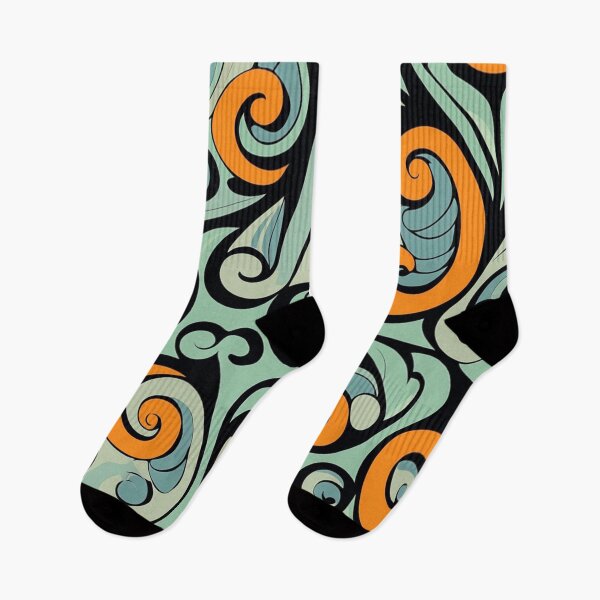 Item preview, New Zealand Māori Paua Pattern Koru Design 547 designed and sold by GrinGalore.
