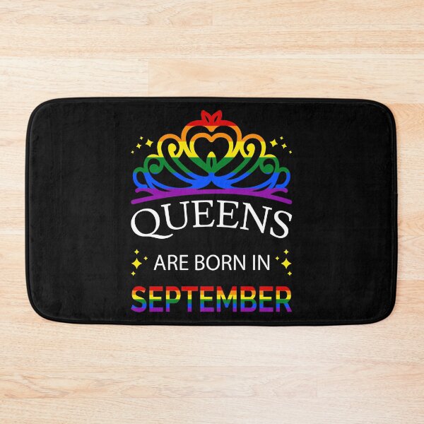 Item preview,  LGBT Queens Are Born In September I - Pride Flag Colors designed and sold by Lemon Pepper.