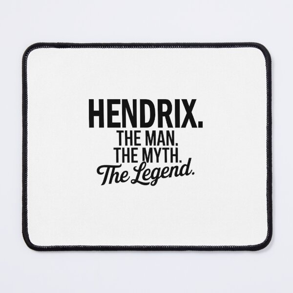Item preview, Hendrix Name Hendrix The Man The Myth The legend designed and sold by Watsonarts.