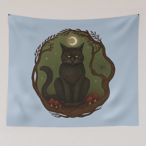 Item preview, The Silent Sentinel Between Webs And Starlight designed and sold by iamdesigns14.