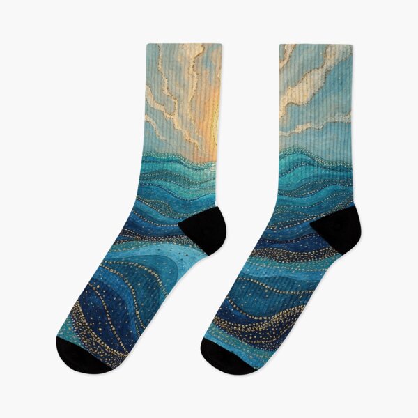 Item preview, Aboriginal Inspired Dot Art - Full Sun On The Ocean designed and sold by GrinGalore.