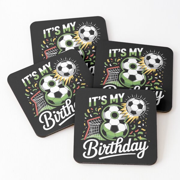 Artikelvorschau, Es ist mein 8. Geburtstag Jungen Fußball 8 Jahre alt Party Matching entworfen und verkauft von BLZART.