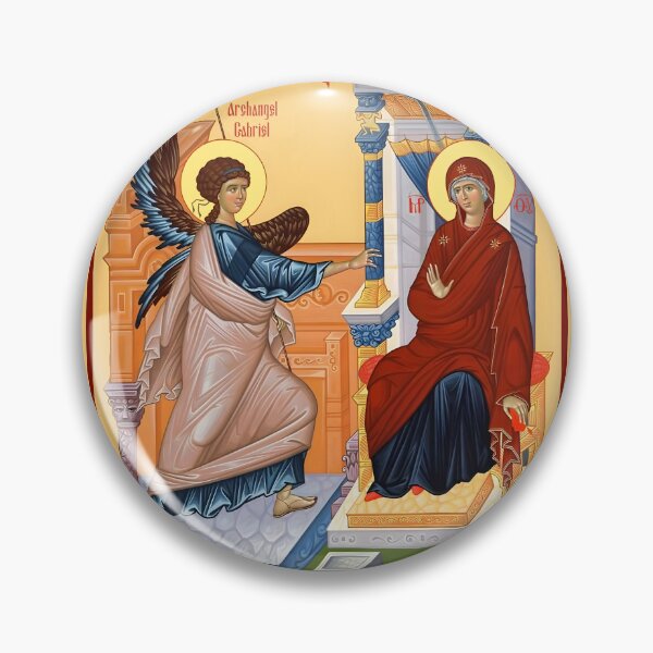 Item preview, orthodox icon Annunciation , also referred to as the Annunciation to the Blessed Virgin Mary, the Annunciation of Our Lady designed and sold by orthodox-icon.