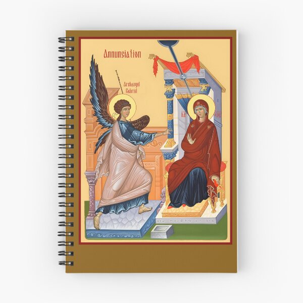 Item preview, orthodox icon Annunciation , also referred to as the Annunciation to the Blessed Virgin Mary, the Annunciation of Our Lady designed and sold by orthodox-icon.
