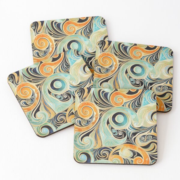 Item preview, New Zealand Māori Paua Pattern Koru Design 548 designed and sold by GrinGalore.