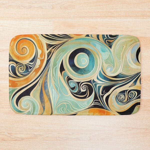 Item preview, New Zealand Māori Paua Pattern Koru Design 548 designed and sold by GrinGalore.