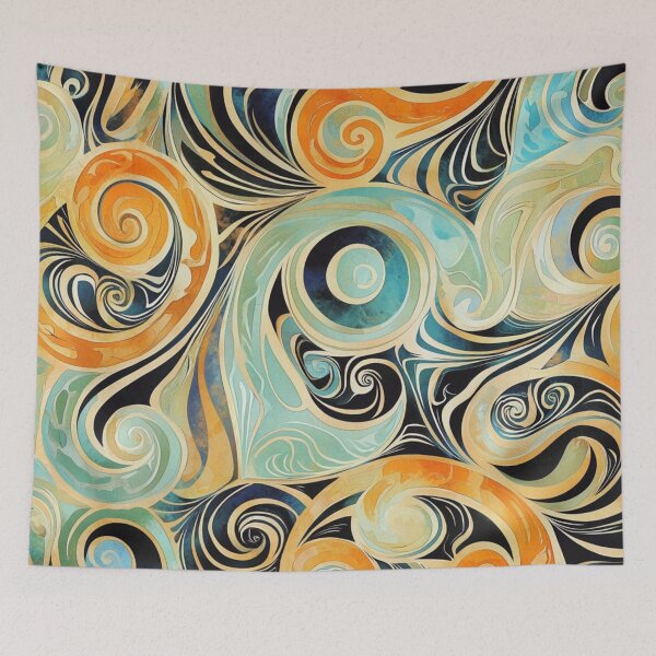 Item preview, New Zealand Māori Paua Pattern Koru Design 548 designed and sold by GrinGalore.