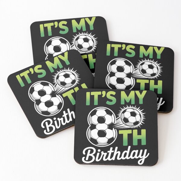 Artikelvorschau, Es ist mein 8. Geburtstag Junge Fußball 8 Jahre alt Geburtstag entworfen und verkauft von BLZART.