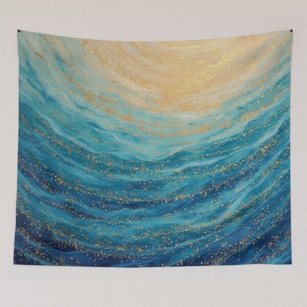 Item preview, Aboriginal Inspired Dot Art - With Golden Sun Ripples  designed and sold by GrinGalore.