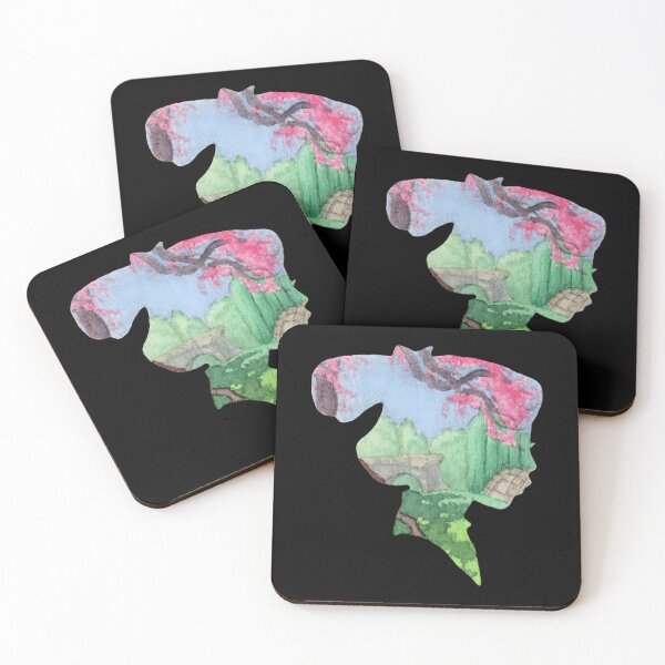 Item preview, Watercolor Silhouette Mulan Garden Classic 		 designed and sold by ssdryvxesl7.