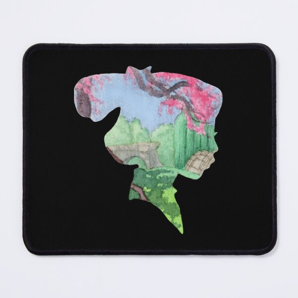 Item preview, Watercolor Silhouette Mulan Garden Classic designed and sold by ssdryvxesl7.