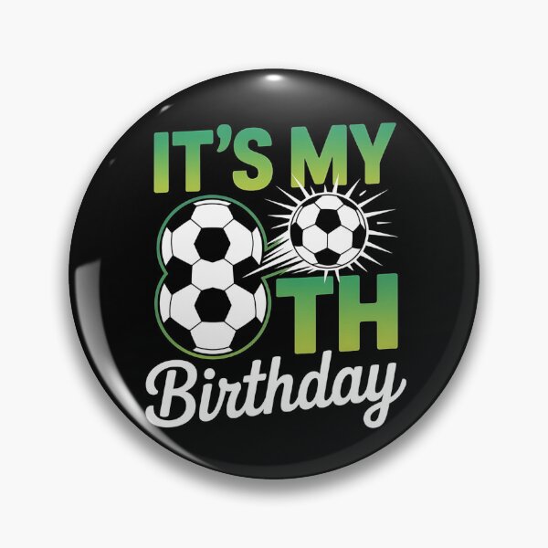 Item preview, 8th B-Day Soccer Sport Lover Theme 8 Year Old Birthday designed and sold by BLZART.
