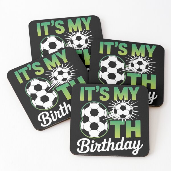 Item preview, 8th B-Day Soccer Sport Lover Theme 8 Year Old Birthday designed and sold by BLZART.