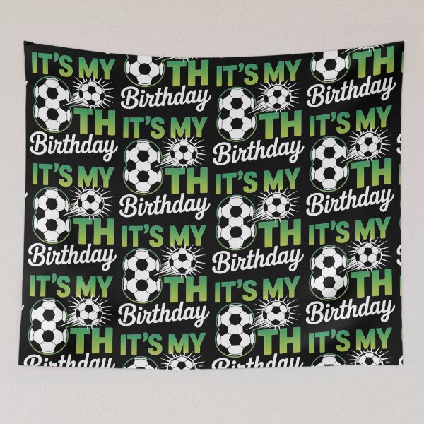 Item preview, 8th B-Day Soccer Sport Lover Theme 8 Year Old Birthday designed and sold by BLZART.