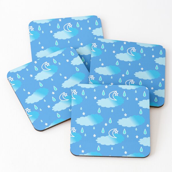 Item preview, night sky with blue clouds designed and sold by Kaskacozy.