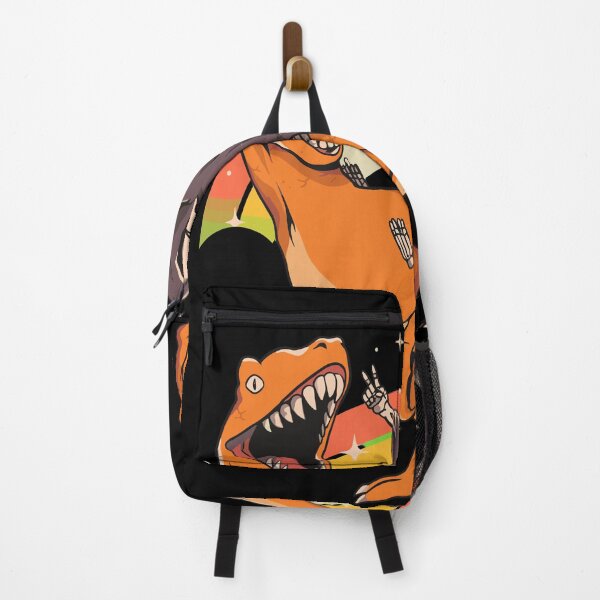 Item preview, Grim Reaper Rides a T-Rex – Rainbow Chaos Cartoon designed and sold by haitrieuic96.