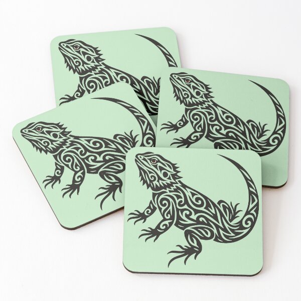 Item preview, Tribal Tattoo Bearded Dragon designed and sold by HausKatz.