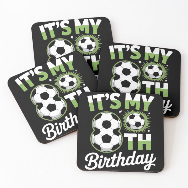 Artikelvorschau, Es ist mein 8. Geburtstag Jungen Fußball 8 Jahre alt Party Matching entworfen und verkauft von BLZART.