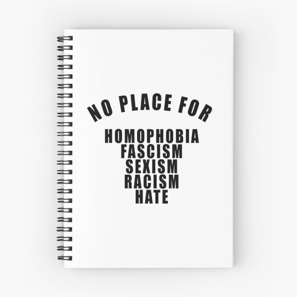 Item preview, NO PLACE FOR HOMOPHOBIA FASCISM SEXISM RACISM HATE  	 designed and sold by ndrerpzvv27.
