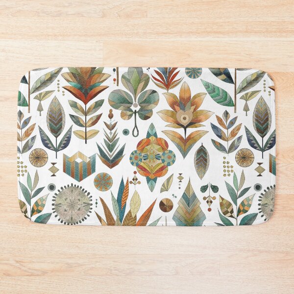 Item preview, watercolor pattern, seamless pattern, botanical design, geometric floral designed and sold by Tetiana Pohurska.