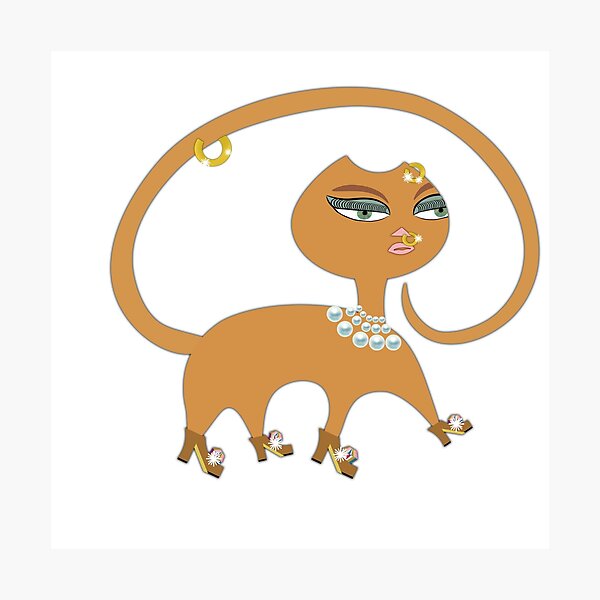 Item preview, Cat Strutting designed and sold by WandaRichards.