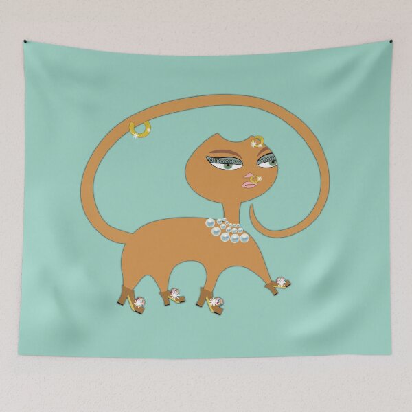 Item preview, Cat Strutting designed and sold by WandaRichards.