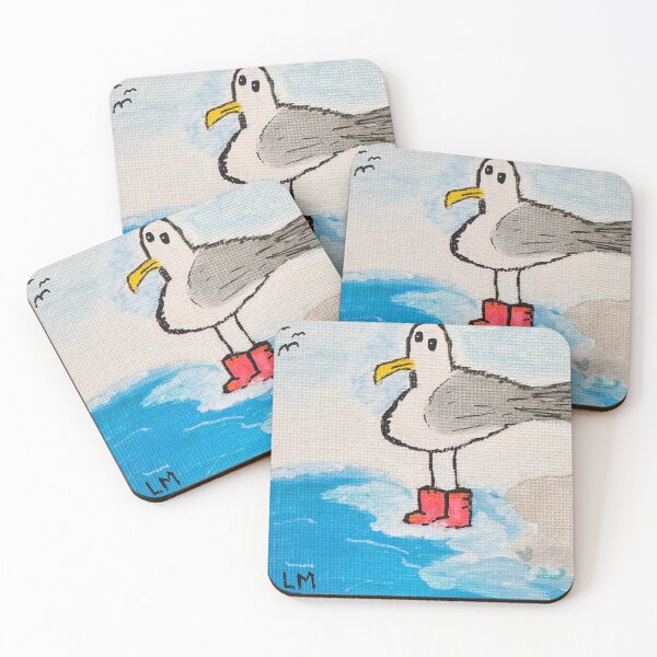 Item preview, Seagull in Boots designed and sold by LoriMcKinnonArt.