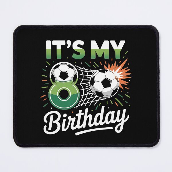 Item preview, 8th B-Day Soccer Sport Lover Theme 8 Year Old Birthday designed and sold by BLZART.