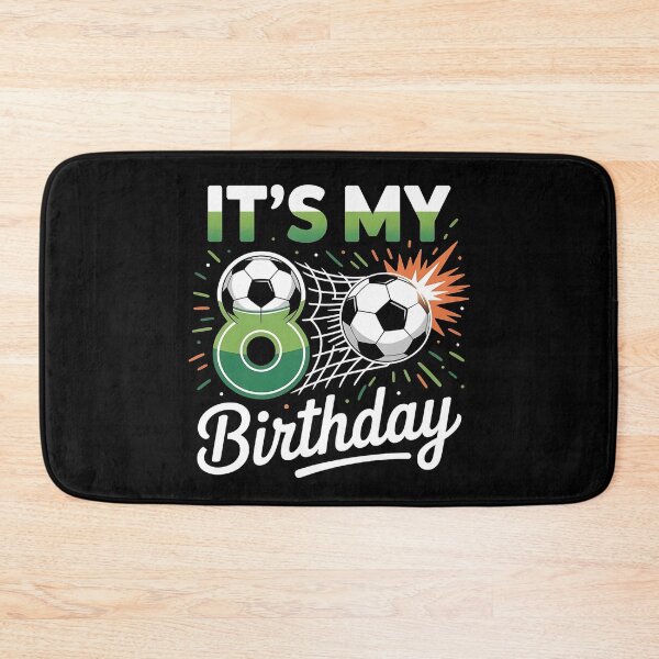 Item preview, 8th B-Day Soccer Sport Lover Theme 8 Year Old Birthday designed and sold by BLZART.