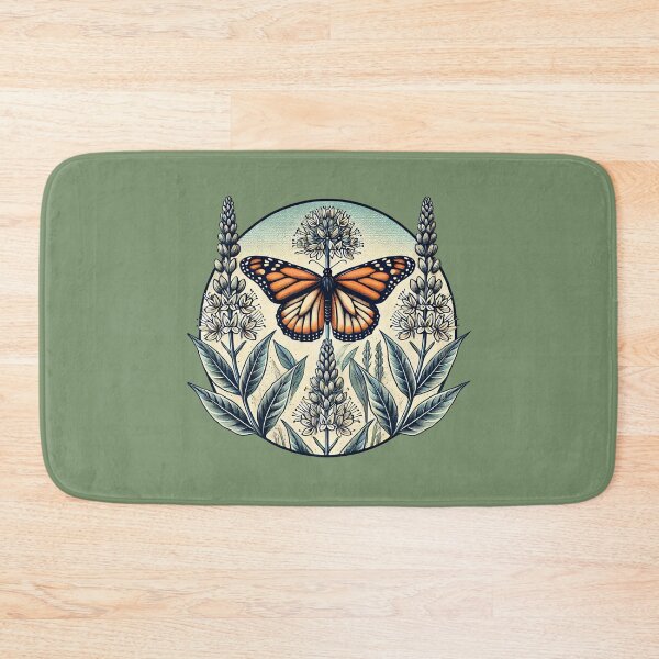 Item preview, Monarch Butterfly & Milkweed designed and sold by FrictionMaxxing.