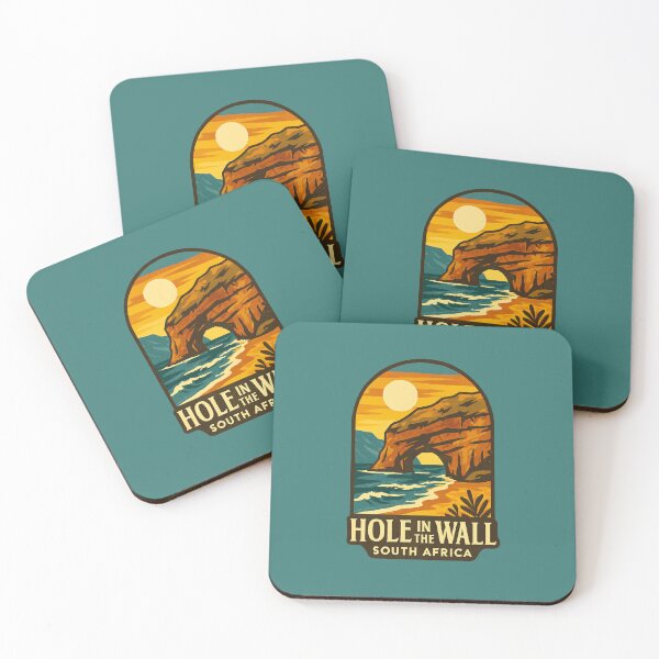 Item preview, Hole in the Wall South Africa – Wild Coast Rock Arch Sticker designed and sold by The Digital Compass.