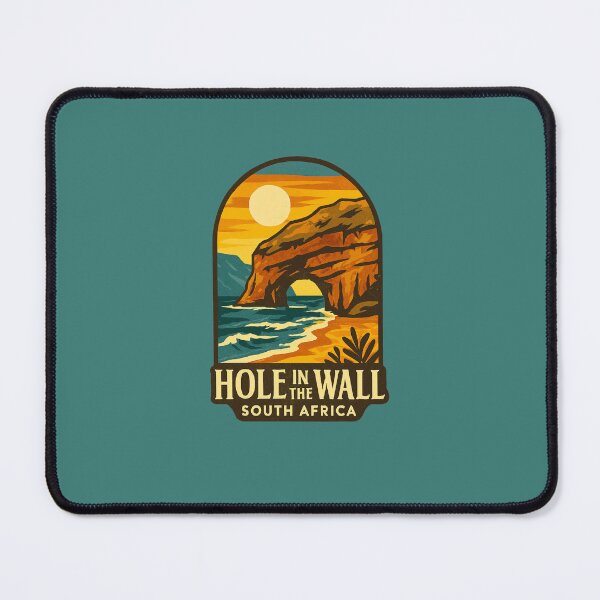Item preview, Hole in the Wall South Africa – Wild Coast Rock Arch Sticker designed and sold by The Digital Compass.