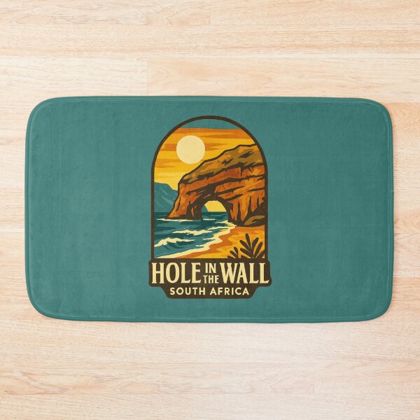 Item preview, Hole in the Wall South Africa – Wild Coast Rock Arch Sticker designed and sold by The Digital Compass.