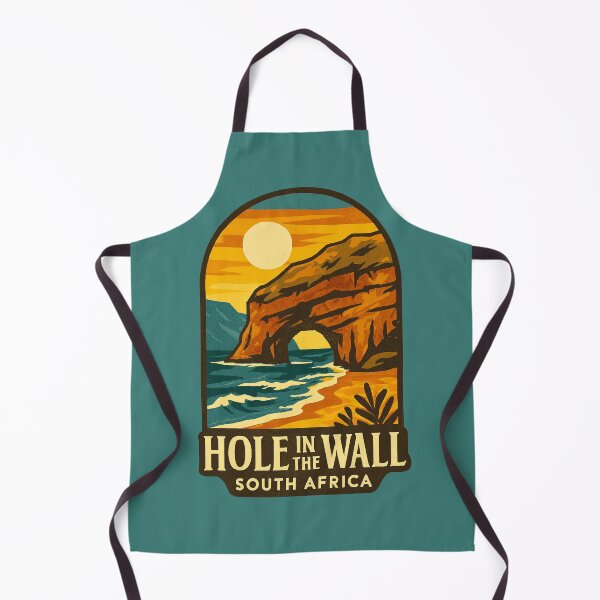Item preview, Hole in the Wall South Africa – Wild Coast Rock Arch Sticker designed and sold by The Digital Compass.
