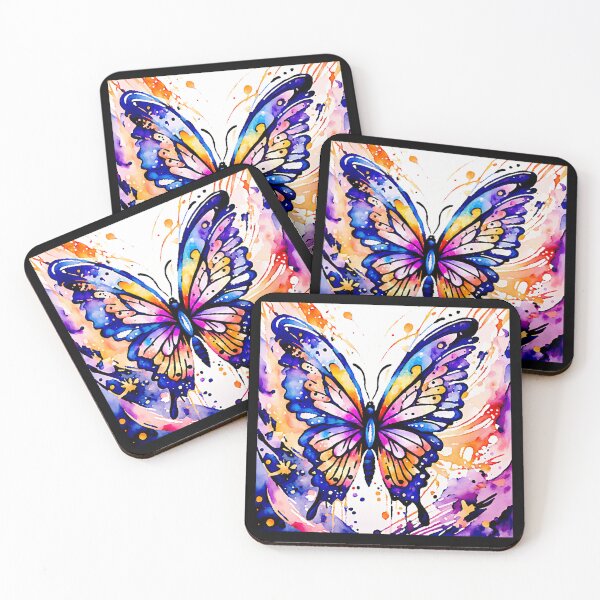 Item preview, Butterfly Farfalla watercolours #1 designed and sold by Helios Be. Lavsh.
