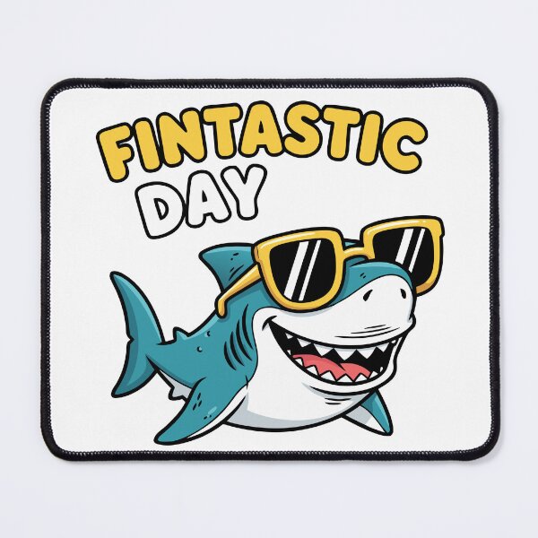 Item preview, Funny Fin-tastic Shark With Shades designed and sold by Lydyb-creations.