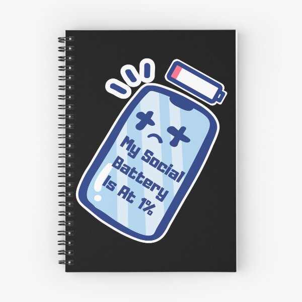 Item preview, My Social Battery Is At 1% designed and sold by Oommen Studio .