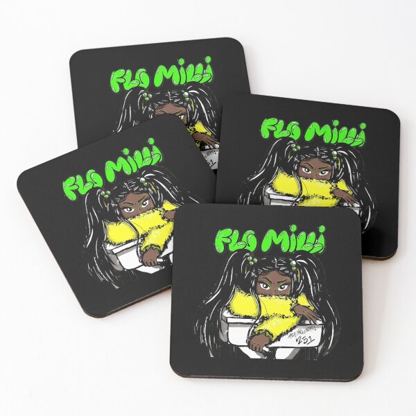 Item preview, TRENDING Flo Milli American Rapper Cartoon Design  	 designed and sold by nhijtsflloc18.