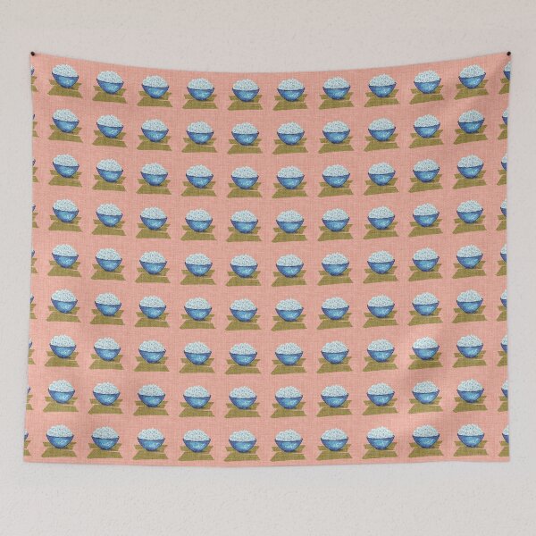 Item preview, Rice Bowl Seamless Pattern designed and sold by thanratdesign.