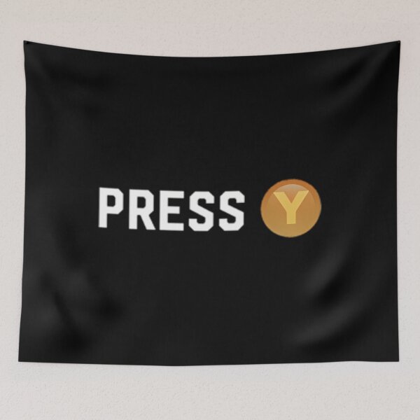 Item preview,  Press Y To Fight (Hockey Video Game) Transparent designed and sold by WandaMohr.