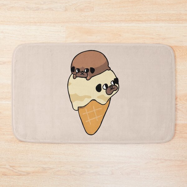 Item preview, Pug Ice Cream  designed and sold by Huebucket.