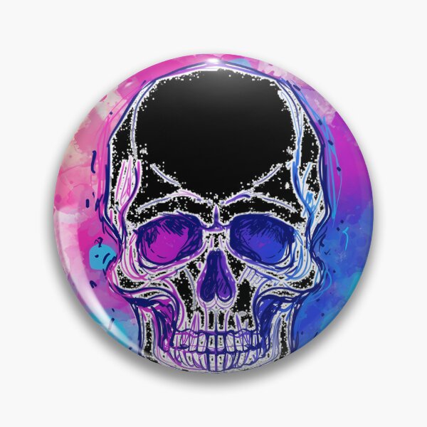 Item preview, Watercolor Skull  Top	 designed and sold by ssdryvxesl7.