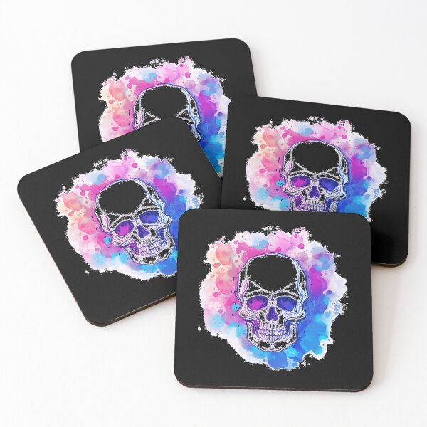 Item preview, Watercolor Skull  Top	 designed and sold by ssdryvxesl7.