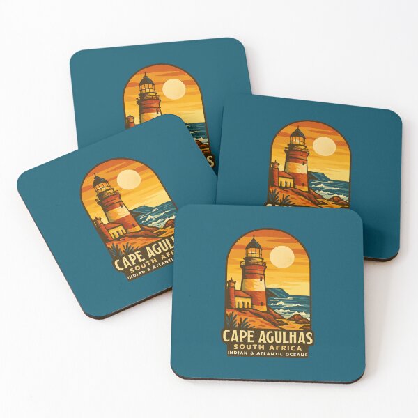 Item preview, Cape Agulhas South Africa – Southernmost Tip & Lighthouse Stickerd Coast Rock Arch Sticker designed and sold by The Digital Compass.