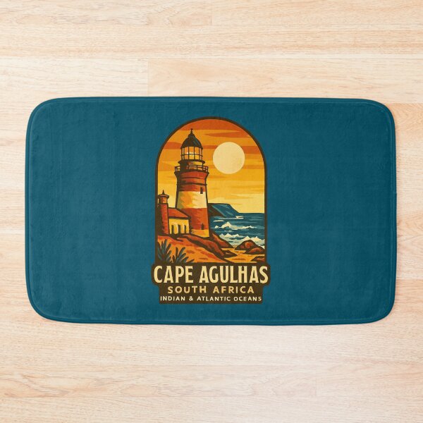 Item preview, Cape Agulhas South Africa – Southernmost Tip & Lighthouse Stickerd Coast Rock Arch Sticker designed and sold by The Digital Compass.
